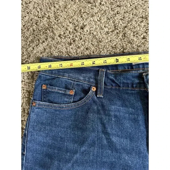 Levi's Wedgie Jeans Plus Size 20W Straight Fit High Rise Med Wash Denim Stretch - Picture 8 of 8